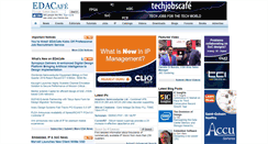 Desktop Screenshot of edacafe.com